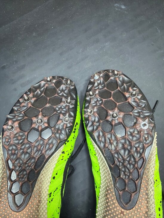 Nike Zoom Rival S 9 Electric Green Track Sprint Spikes Mens 7.5 907564-302